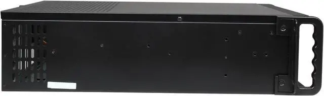 Alt view image 3 of 7 - iStarUSA D-300-FS Black Aluminum / Steel 3U Rackmount Compact Stylish Front-mounted PSU Chassis 2 External 5.25" Drive Bays