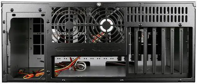 Alt view image 5 of 5 - iStarUSA D-300SE Black Aluminum / Steel 3U Rackmount Compact Stylish Chassis 4 External 5.25" Drive Bays