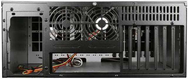 Alt view image 5 of 5 - iStarUSA D-400L-7SE Black Aluminum / Steel 4U Rackmount High Performance Chassis 7 External 5.25" Drive Bays