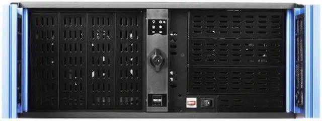 Alt view image 3 of 5 - iStarUSA D-400L-7SE Black Aluminum / Steel 4U Rackmount High Performance Chassis 7 External 5.25" Drive Bays