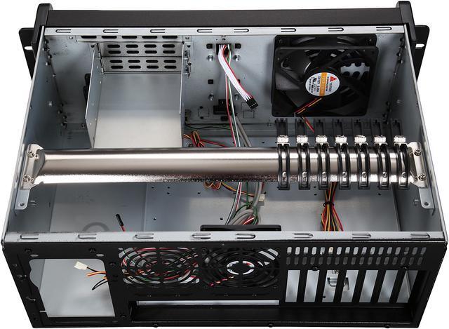 Alt view image 6 of 7 - iStarUSA D-400S3SE Black Aluminum / Steel 4U Rackmount Ultra Compact Chassis