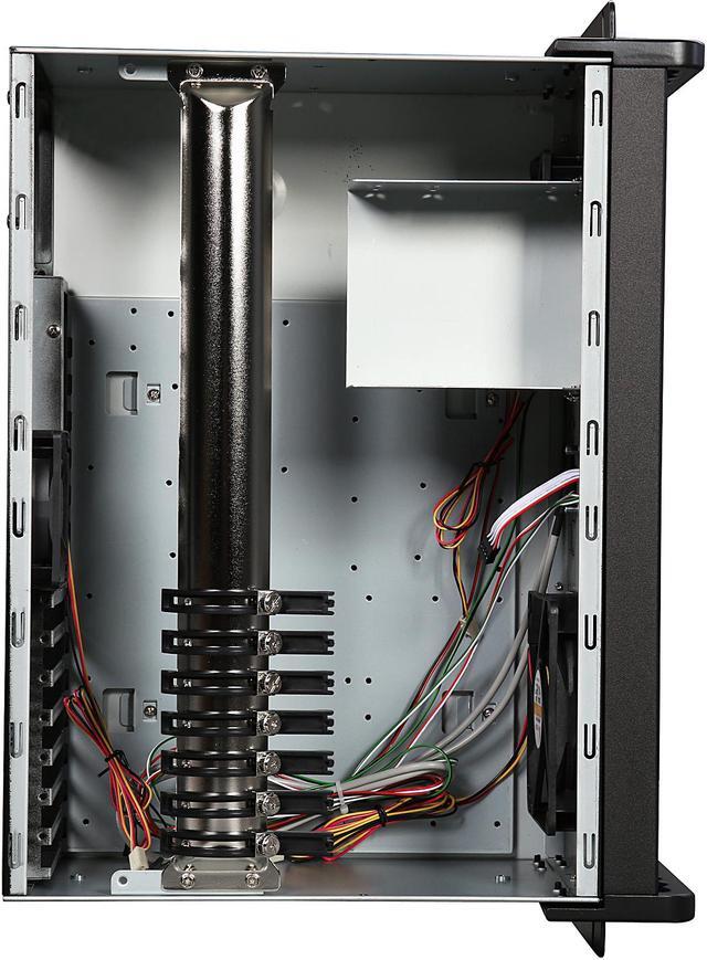 Alt view image 7 of 7 - iStarUSA D-400S3SE Black Aluminum / Steel 4U Rackmount Ultra Compact Chassis