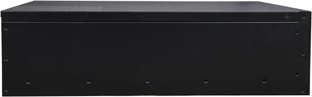Alt view image 3 of 7 - iStarUSA D-350HN-T Black Aluminum / Steel 3U Rackmount Compact 5x3.5" Bay Trayless Hotswap Server Case - Black HDD Handle