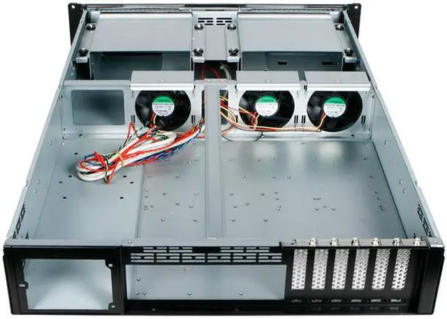Alt view image 6 of 8 - iStarUSA E Storm RG-2210 Black Heavy-duty SECC 1.6mm Cold-rolled Steel 2U Rackmount Rugged High Performance Server Case 2 External 5.25" Drive Bays