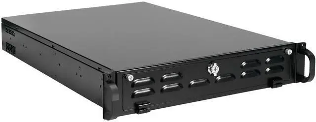 Main image of iStarUSA E Storm RG-2210 Black Heavy-duty SECC 1.6mm Cold-rolled Steel 2U Rackmount Rugged High Performance Server Case 2 External 5.25" Drive Bays