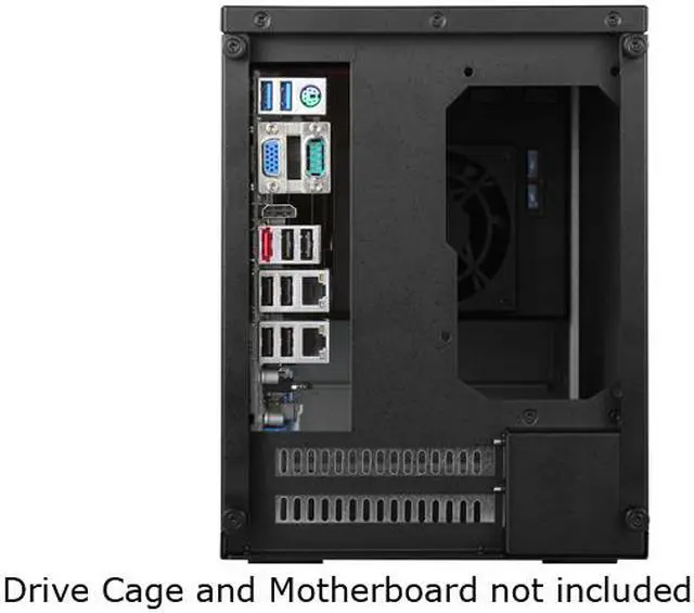 Alt view image 4 of 6 - iStarUSA S-915 Black Aluminum / Steel Tower Compact Stylish mini-ITX Tower 5 External 5.25" Drive Bays
