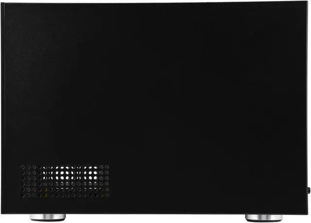 Alt view image 5 of 7 - iStarUSA S-35-DE5BL Black Aluminum / Steel Tower Compact Stylish 5x 3.5" Hotswap Trayless mini-ITX Tower - Blue HDD Handle