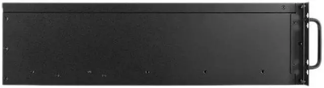 Alt view image 2 of 5 - iStarUSA D-3100HB Black Aluminum 3U Rackmount Compact 10x 3.5" Bay Hotswap microATX Chassis