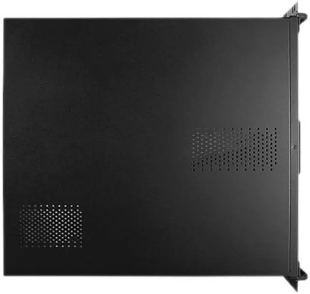 Alt view image 4 of 5 - iStarUSA D-3100HB Black Aluminum 3U Rackmount Compact 10x 3.5" Bay Hotswap microATX Chassis