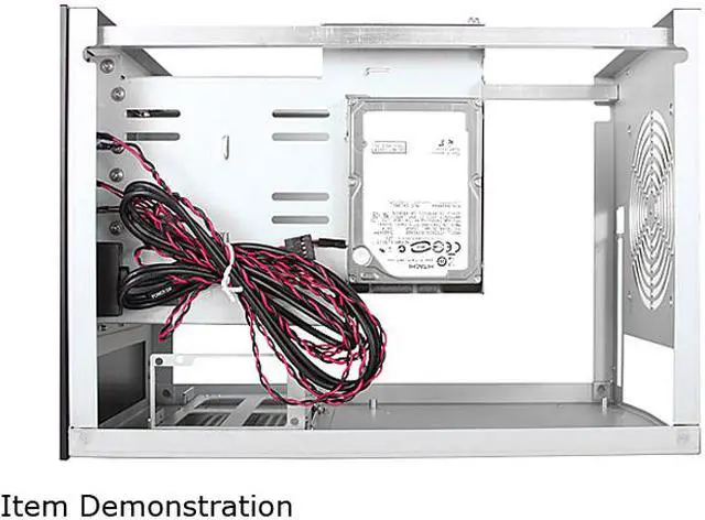 Alt view image 3 of 4 - iStarUSA S-35-DE5RD Black Aluminum / Steel Tower Compact Stylish 5 x 3.5" Hotswap Trayless mini-ITX Tower - Red HDD Handle