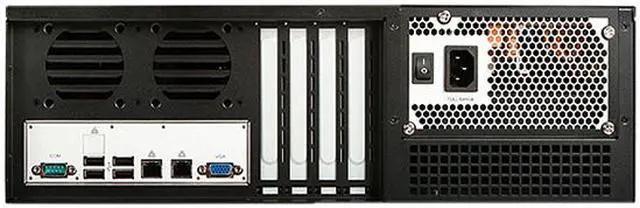 Alt view image 3 of 3 - iStarUSA DAGE312UTL-NAS Black Steel 3U Rackmount NAS 3U 12-bay 3.5" SATA 6.0 Gb/s Trayless Rackmount Chassis 500W Single PSU
