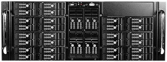 Alt view image 2 of 4 - iStarUSA D-410-DE36 Steel 4U Rackmount 36-Bay Hotswap 2.5" HDD SSD Storage Server Rackmount