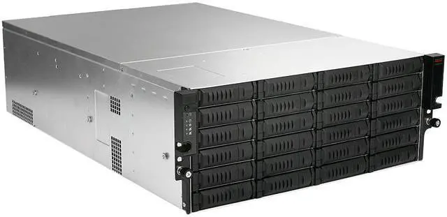 Main image of iStarUSA EX4M24-80S2UP8 Heavy-duty SGCC Cold-rolled Steel 4U Rackmount 4U 24-Bay Storage Server Rackmount Chassis with 800W Redundant Power Supply 800W Redundant