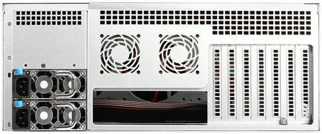 Alt view image 4 of 4 - iStarUSA EX4M24-80S2UP8 Heavy-duty SGCC Cold-rolled Steel 4U Rackmount 4U 24-Bay Storage Server Rackmount Chassis with 800W Redundant Power Supply 800W Redundant