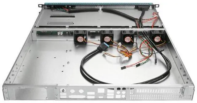 Alt view image 4 of 6 - iStarUSA U-140SS 1U 4-Bay Storage Server Rackmount Chassis