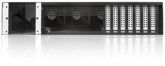 Alt view image 3 of 7 - iStarUSA C-280SS 2U 8-Bay Trayless Storage Server Rackmount Chassis
