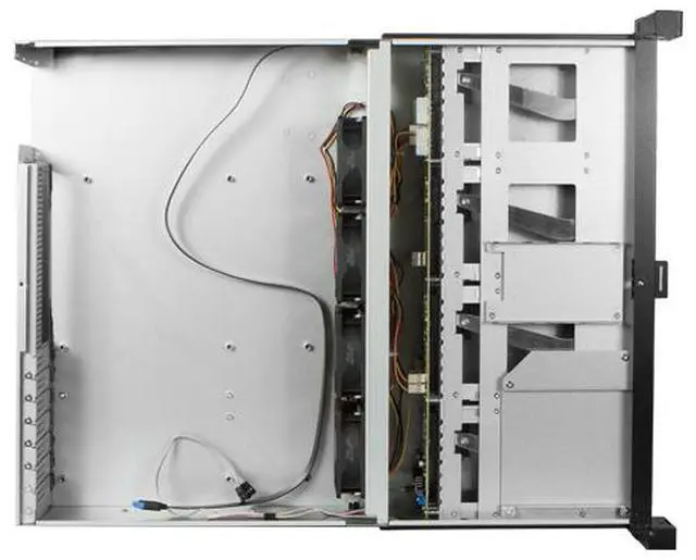 Alt view image 5 of 7 - iStarUSA C-280SS 2U 8-Bay Trayless Storage Server Rackmount Chassis