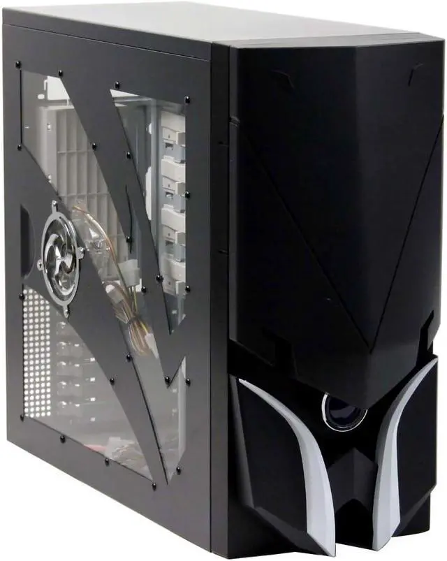Alt view image 2 of 15 - Sunbeam Samurai IC-SA-BA Black Steel ATX Mid Tower Computer Case