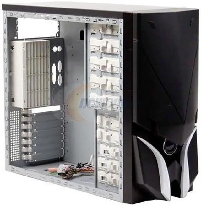 Alt view image 9 of 15 - Sunbeam Samurai IC-SA-BA Black Steel ATX Mid Tower Computer Case
