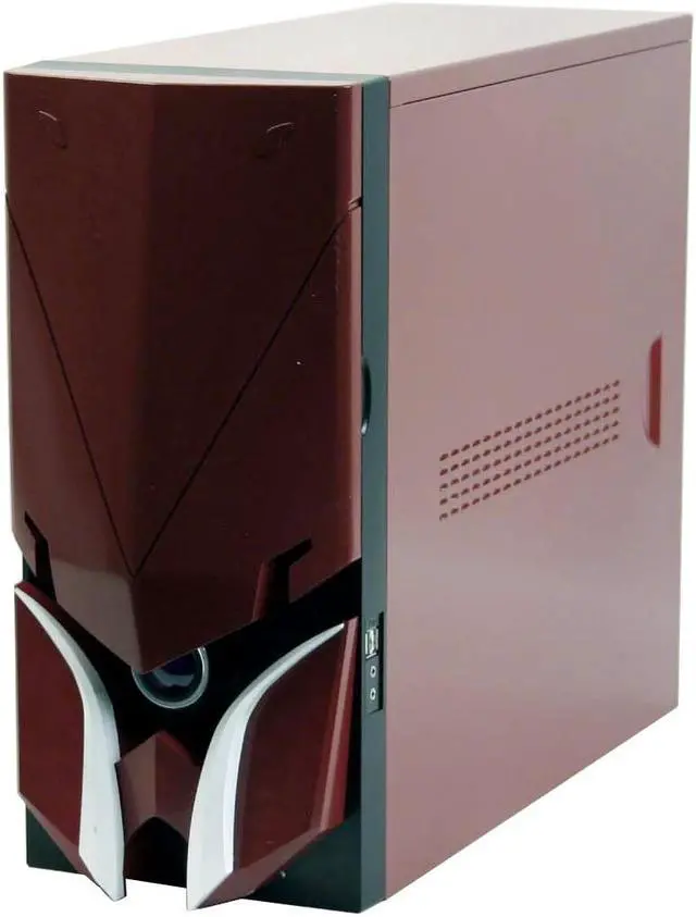 Alt view image 3 of 15 - Sunbeam Samurai IC-SA-R Red Steel ATX Mid Tower Computer Case