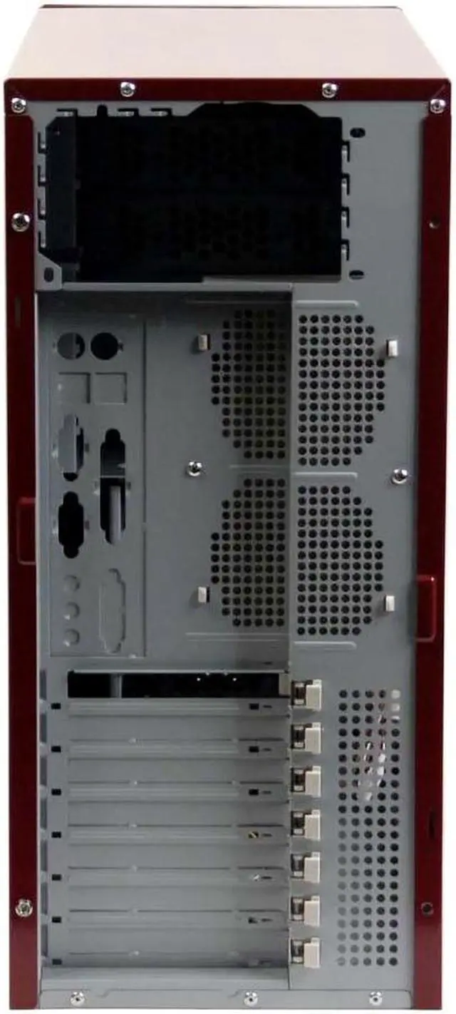 Alt view image 12 of 15 - Sunbeam Samurai IC-SA-R Red Steel ATX Mid Tower Computer Case