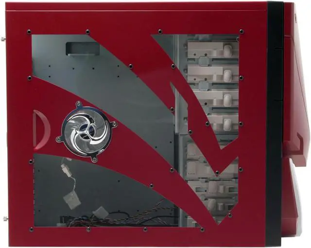 Alt view image 6 of 15 - Sunbeam Samurai IC-SA-R Red Steel ATX Mid Tower Computer Case