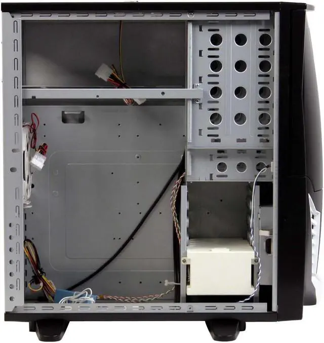 Alt view image 8 of 16 - Sunbeam Transformer IC-TR-US-BA-WOPSU Black Steel ATX Full Tower Computer Case