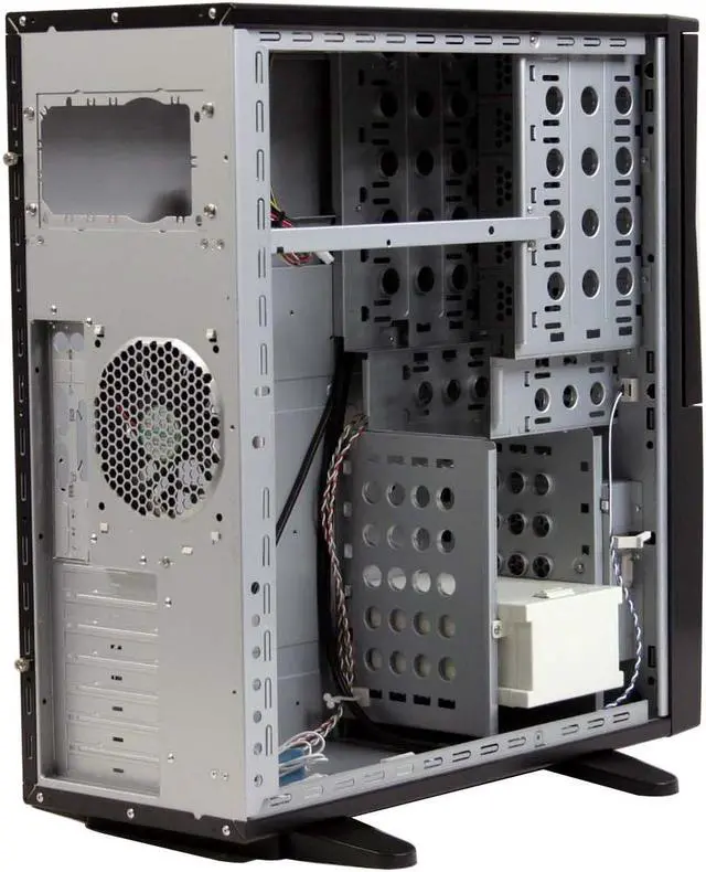 Alt view image 9 of 16 - Sunbeam Transformer IC-TR-US-BA-WOPSU Black Steel ATX Full Tower Computer Case