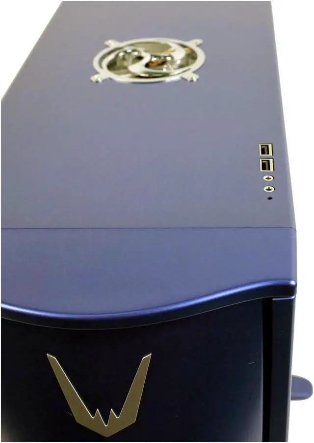 Alt view image 5 of 16 - Sunbeam Transformer IC-TR-B Blue Steel ATX Full Tower Computer Case