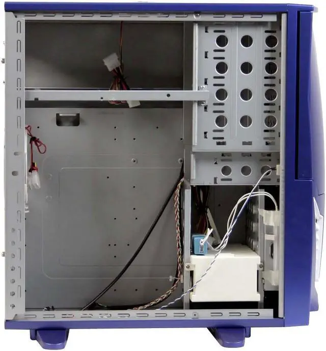 Alt view image 8 of 16 - Sunbeam Transformer IC-TR-B Blue Steel ATX Full Tower Computer Case