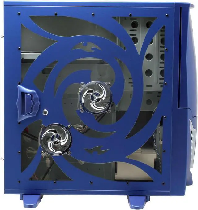 Alt view image 6 of 16 - Sunbeam Transformer IC-TR-B Blue Steel ATX Full Tower Computer Case