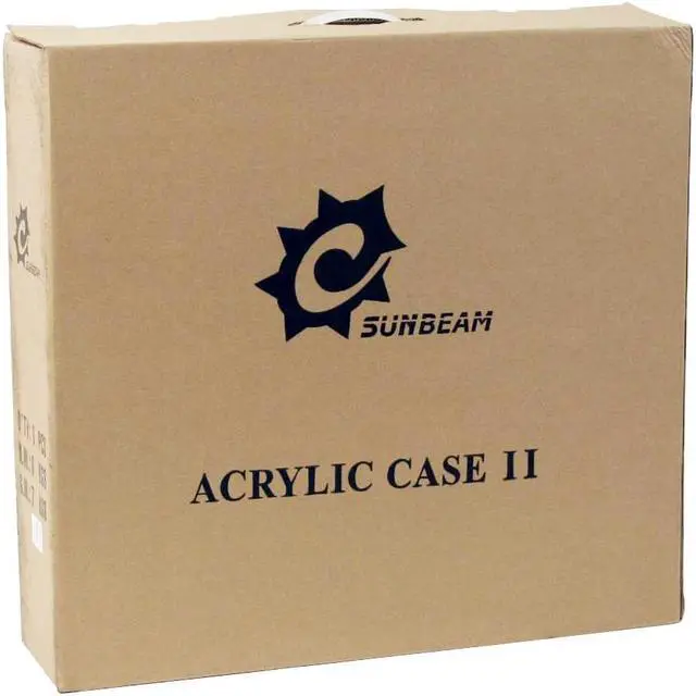 Alt view image 4 of 4 - Sunbeam ACIII-T Transparent Clear Acrylic ATX Mid Tower Computer Case