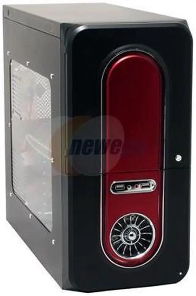 Main image of Sunbeam IC-XTB-BK Black Steel ATX Mid Tower Computer Case ATX 450W Silent Power Supply Power Supply