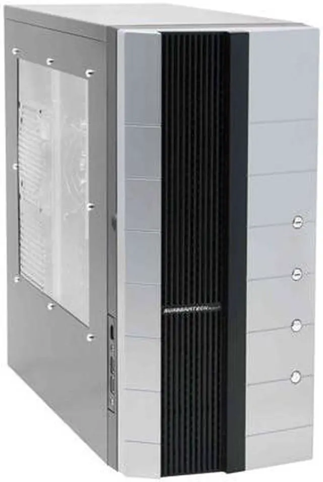 Main image of Sunbeam IC-SS-US-SVBK Silver/Black Steel ATX Mid Tower Computer Case 450W Power Supply