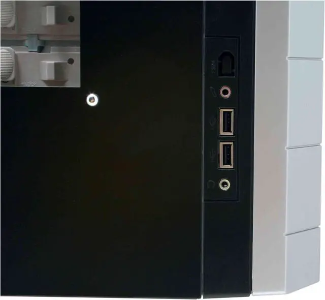 Alt view image 6 of 19 - Sunbeam IC-SS-US-SVBK Silver/Black Steel ATX Mid Tower Computer Case 450W Power Supply