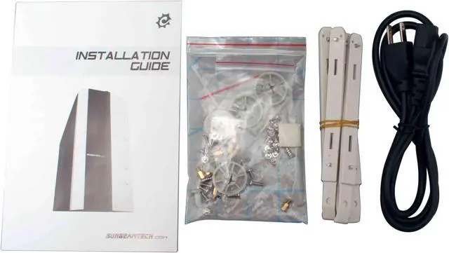 Alt view image 15 of 19 - Sunbeam IC-SS-US-SVBK Silver/Black Steel ATX Mid Tower Computer Case 450W Power Supply