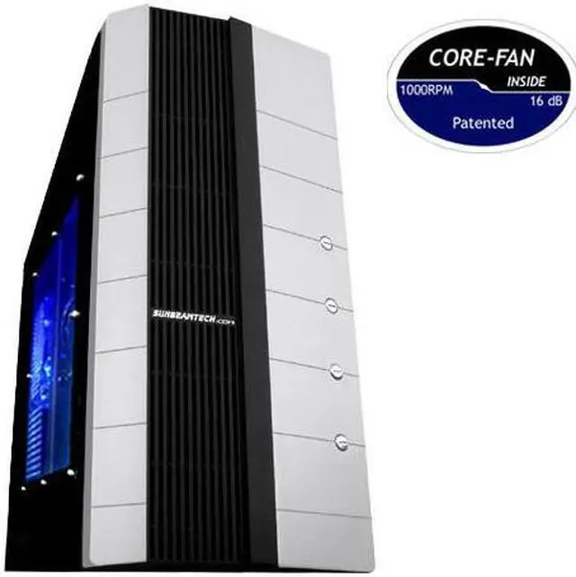 Alt view image 17 of 19 - Sunbeam IC-SS-US-SVBK Silver/Black Steel ATX Mid Tower Computer Case 450W Power Supply