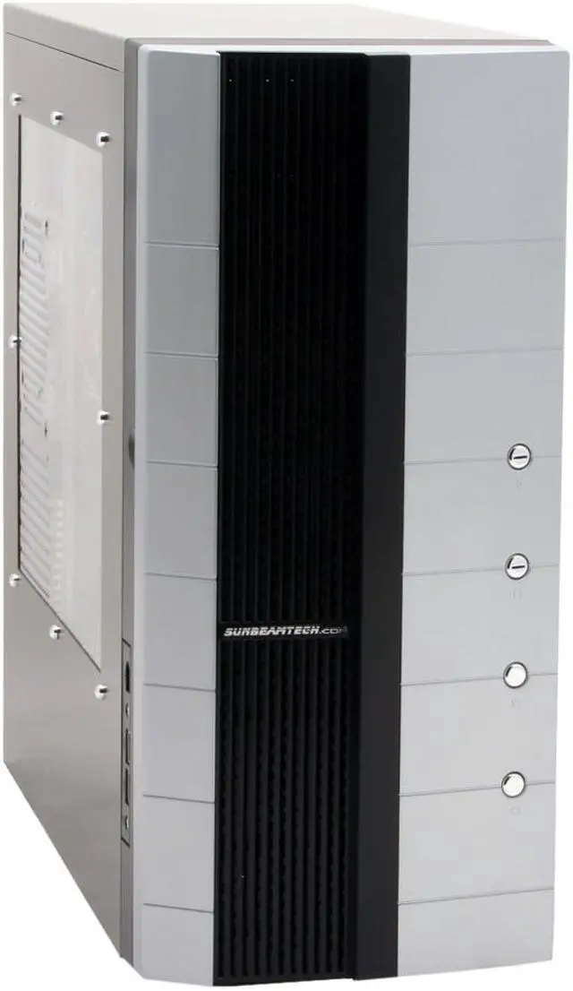 Main image of Sunbeam Silent Storm IC-SS-SVBK Black/Silver Steel ATX Mid Tower Computer Case