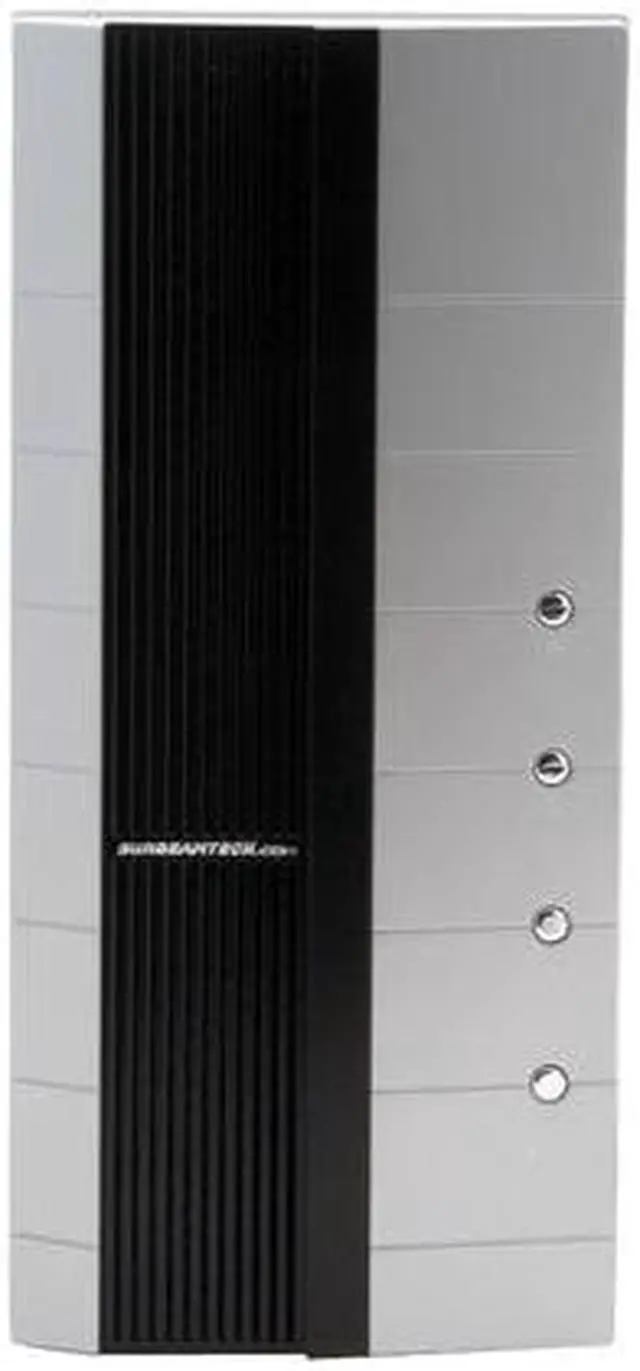 Alt view image 3 of 12 - Sunbeam Silent Storm IC-SS-SVBK Black/Silver Steel ATX Mid Tower Computer Case