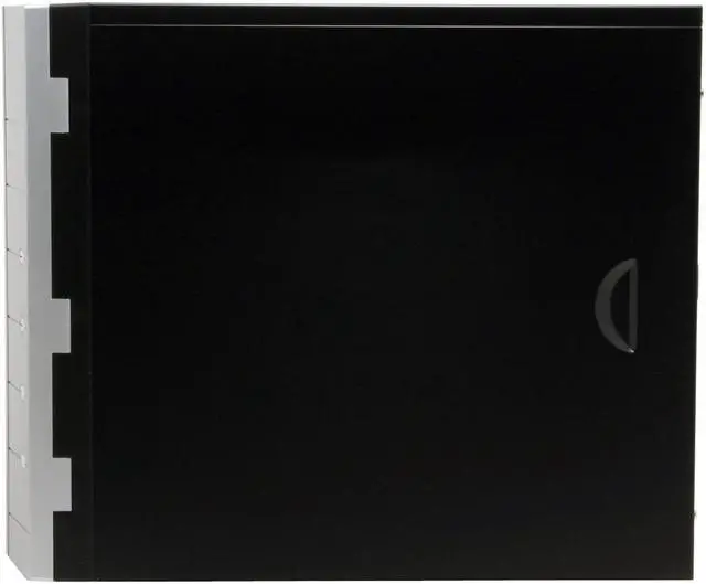 Alt view image 7 of 12 - Sunbeam Silent Storm IC-SS-SVBK Black/Silver Steel ATX Mid Tower Computer Case
