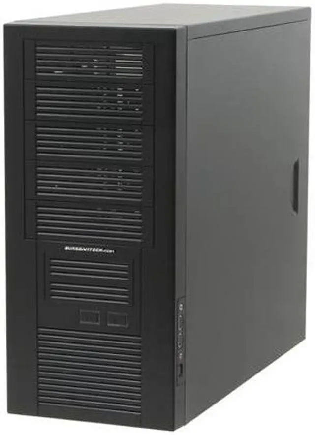 Alt view image 2 of 13 - Sunbeam Freezing-Storm IC-FS-BK Black Steel ATX Mid Tower Computer Case