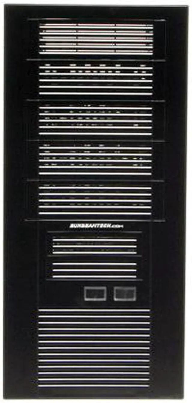 Alt view image 3 of 13 - Sunbeam Freezing-Storm IC-FS-BK Black Steel ATX Mid Tower Computer Case