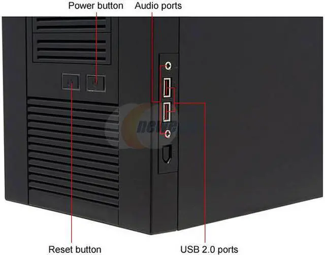 Alt view image 4 of 13 - Sunbeam Freezing-Storm IC-FS-BK Black Steel ATX Mid Tower Computer Case