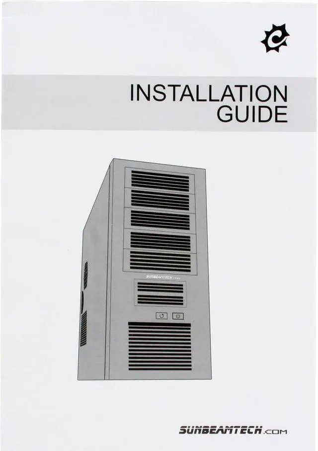 Alt view image 12 of 13 - Sunbeam Freezing-Storm IC-FS-BK Black Steel ATX Mid Tower Computer Case
