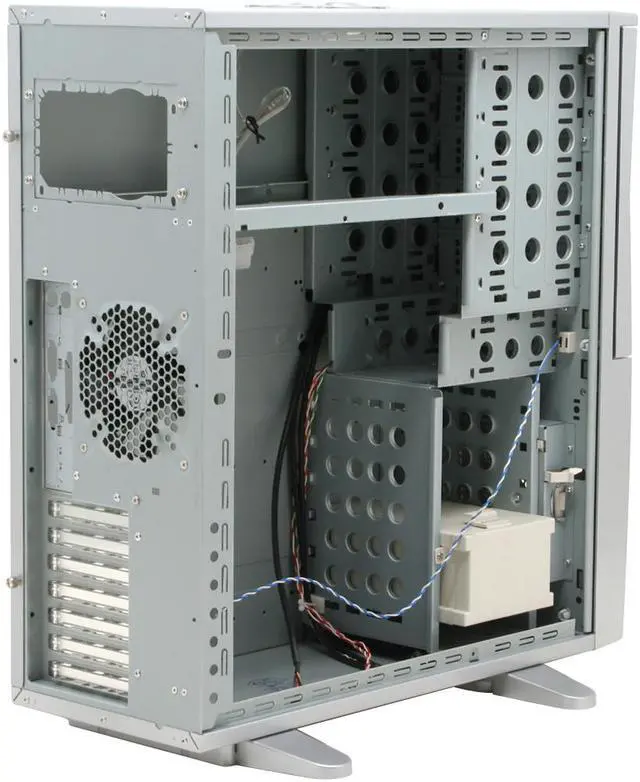 Alt view image 11 of 16 - Sunbeam Transformer IC-TR-SV Silver Steel ATX Full Tower Computer Case