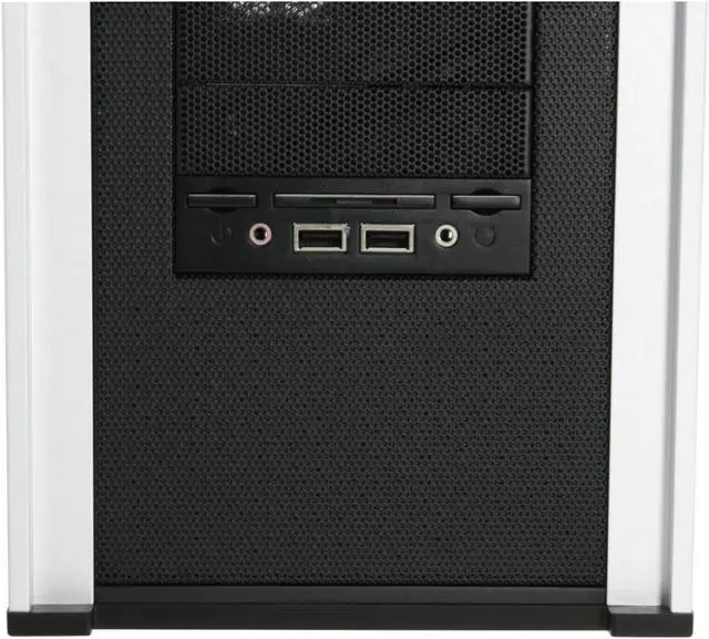 Alt view image 4 of 13 - Sunbeam 3D Storm IC-3DS-SVBK Black Steel ATX Mid Tower Computer Case