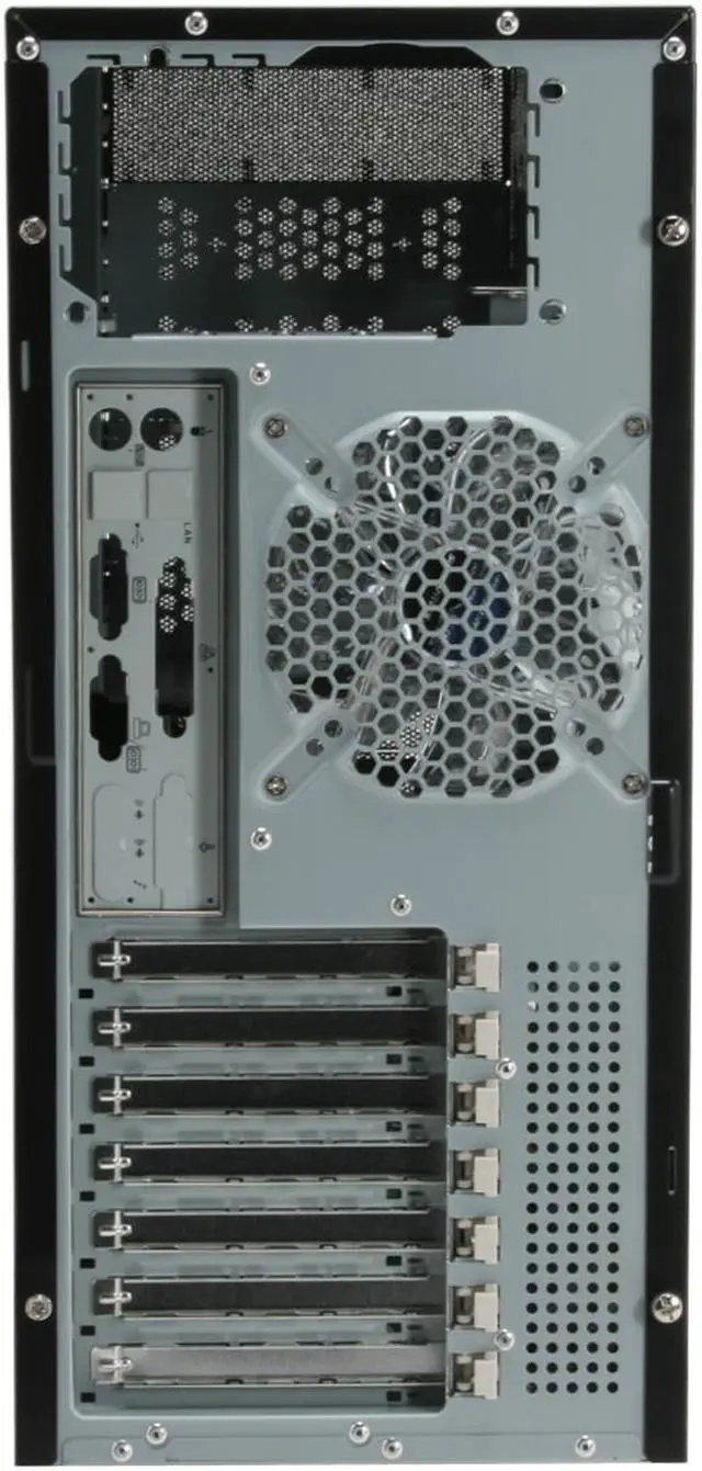 Alt view image 6 of 13 - Sunbeam 3D Storm IC-3DS-SVBK Black Steel ATX Mid Tower Computer Case