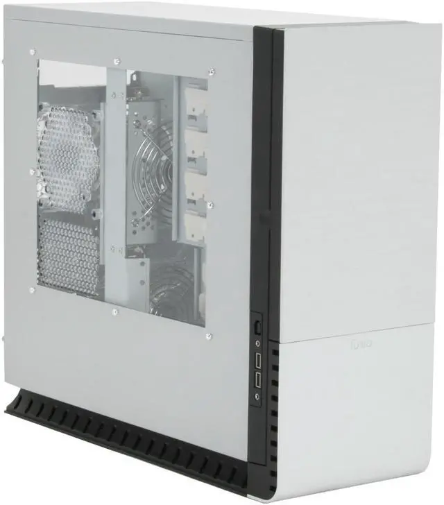 Main image of Tuniq 3 IC-TQ3-US-SVBK Black/ Silver Aluminum front bezel, 0.8mm SECC chassis ATX Mid Tower Computer Case