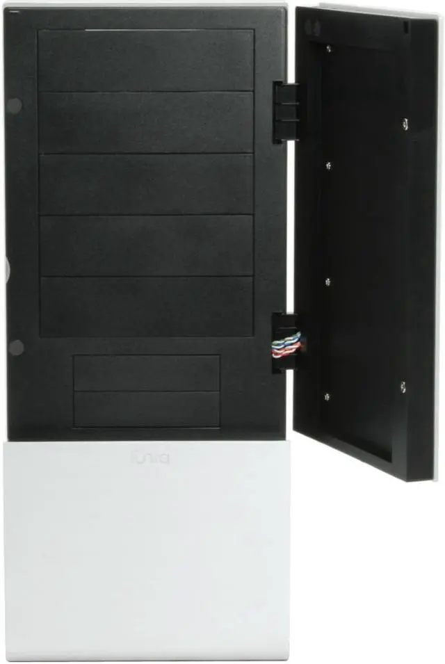 Alt view image 4 of 15 - Tuniq 3 IC-TQ3-US-SVBK Black/ Silver Aluminum front bezel, 0.8mm SECC chassis ATX Mid Tower Computer Case