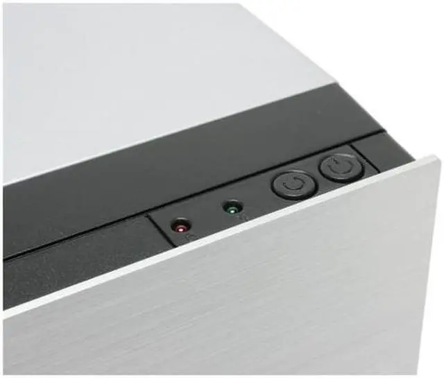 Alt view image 6 of 15 - Tuniq 3 IC-TQ3-US-SVBK Black/ Silver Aluminum front bezel, 0.8mm SECC chassis ATX Mid Tower Computer Case